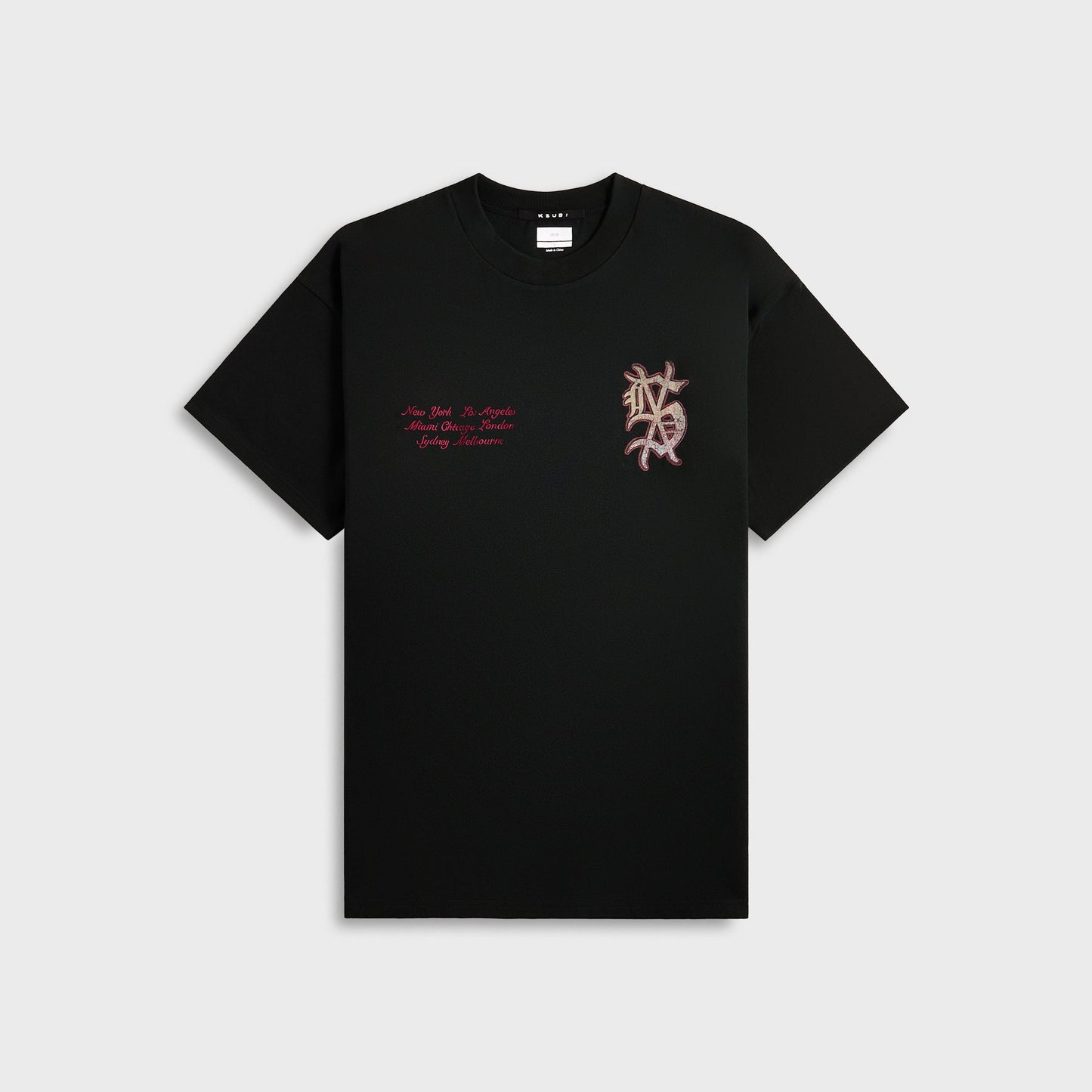 Men Kith Ksubi Playoff Ekcess Tee - Jet Black
