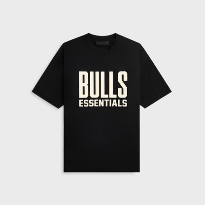 Men Kith Essentials Bulls Core Jersey - Black