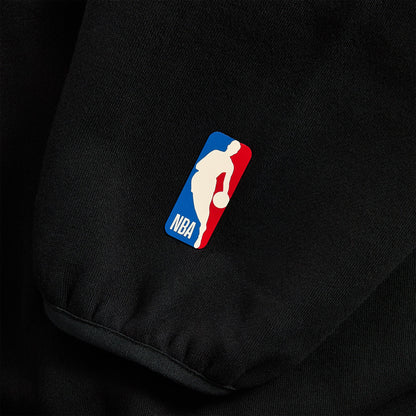 Men Kith Essentials Bulls Core Fleece Pull Over Hoodie - Black / Red