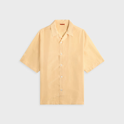 Men Kith Barena Camicia Solana Silk Tentor - Crema