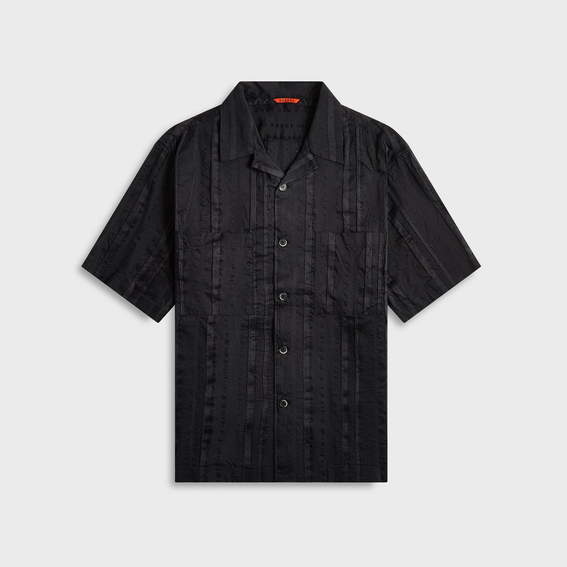 Men Kith Barena Camicia Solana Levo Grafite - Black
