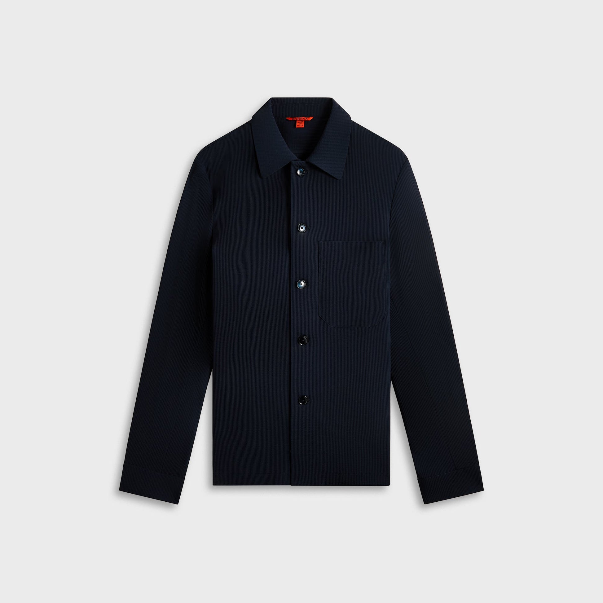 Men Kith Barena Cedrone Arela Overshirt - Navy