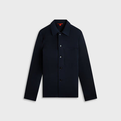 Men Kith Barena Cedrone Arela Overshirt - Navy