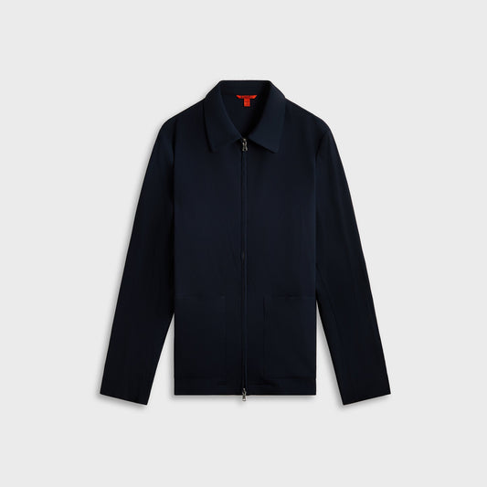 Men Kith Barena Marafon Folco Overshirt - Navy