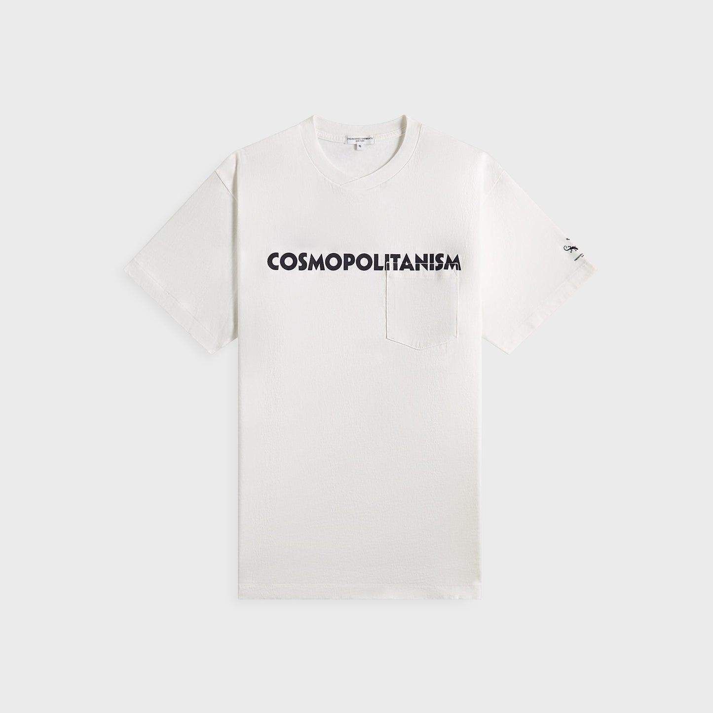 Men Kith Engineered Garments Printed Cross Crew Neck Tee - White