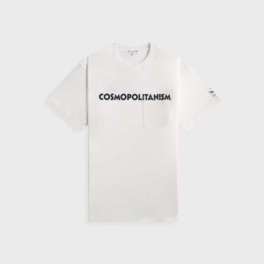 Men Kith Engineered Garments Printed Cross Crew Neck Tee - White