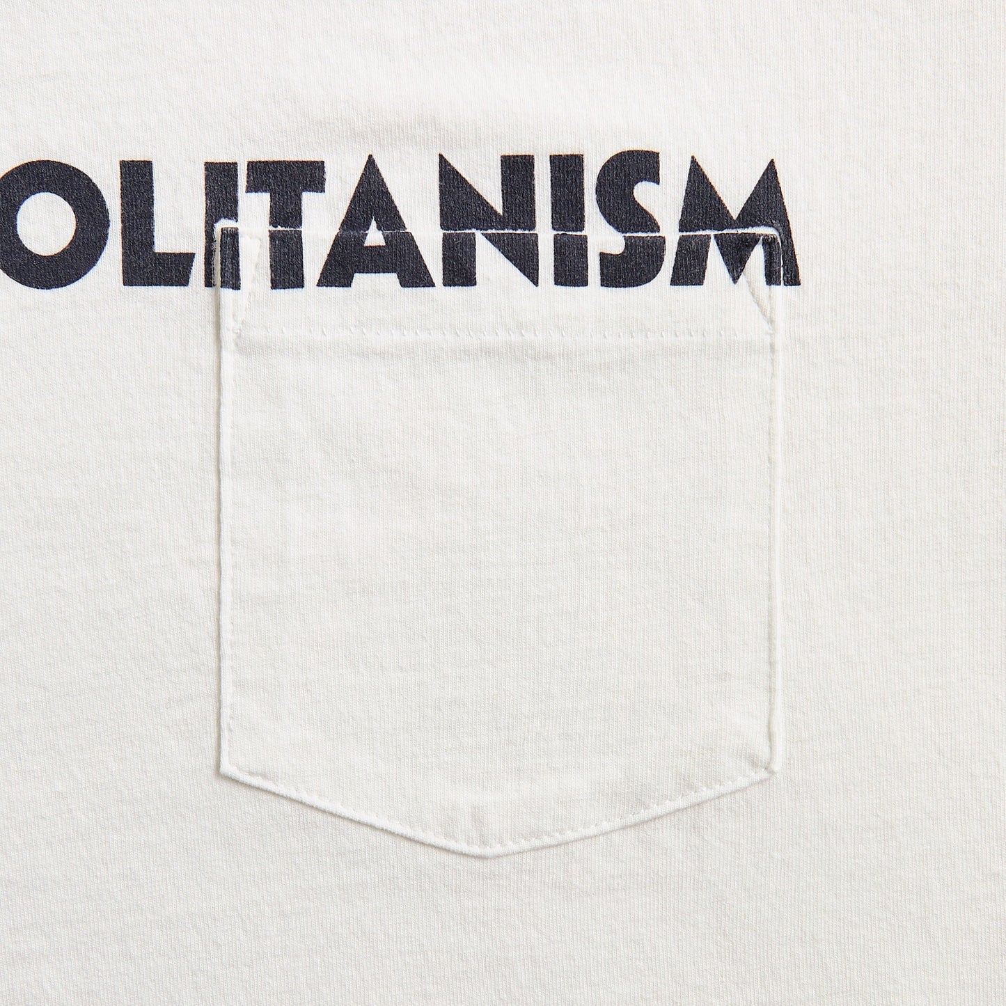 Men Kith Engineered Garments Printed Cross Crew Neck Tee - White