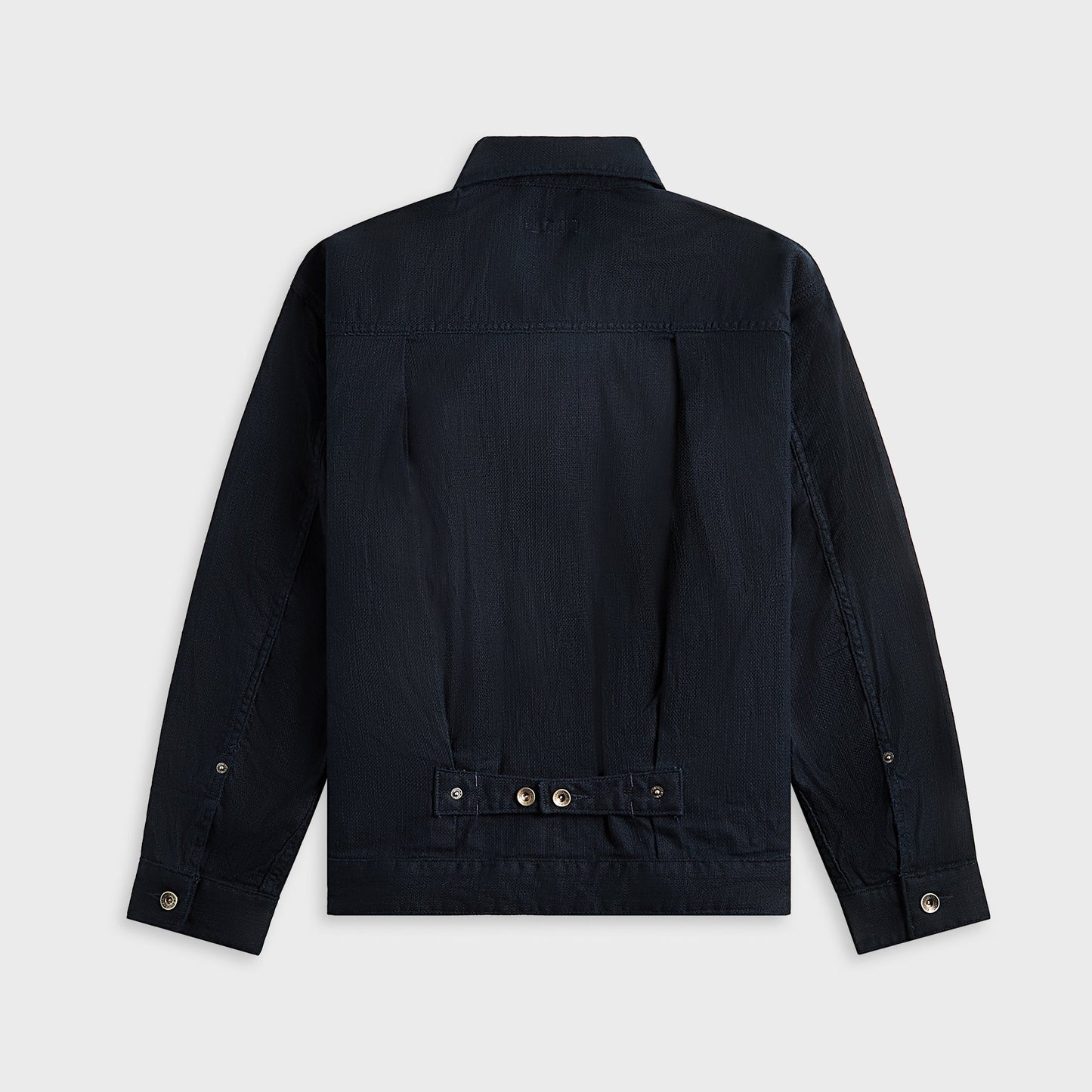 Men Kith Engineered Garments Trucker Jacket CL Java Cloth - Dark Navy