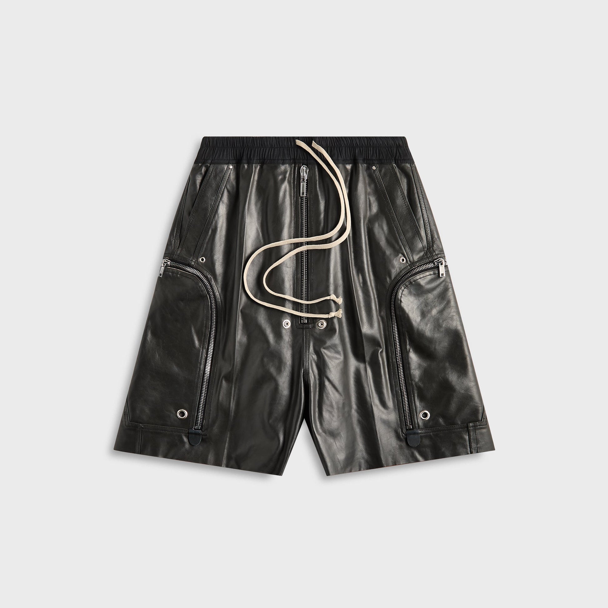 Men Kith Rick Owens Pelle Bauhaus Bella Short - Black