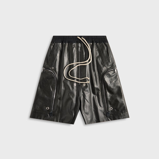 Men Kith Rick Owens Pelle Bauhaus Bella Short - Black