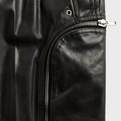 Men Kith Rick Owens Pelle Bauhaus Bella Short - Black