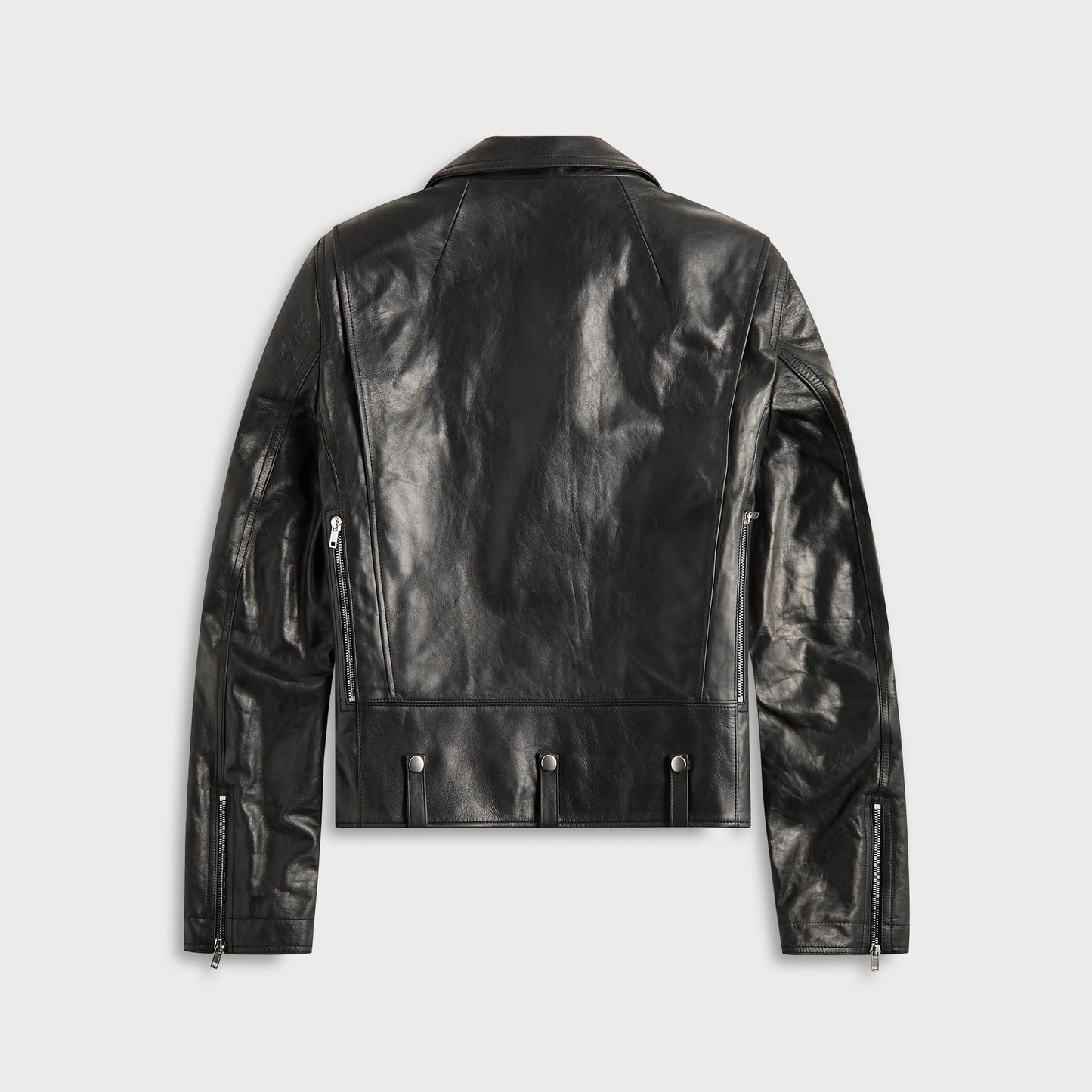 Men Kith Rick Owens Giacca Pelle Bauhaus Stooges - Black