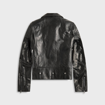 Men Kith Rick Owens Giacca Pelle Bauhaus Stooges - Black