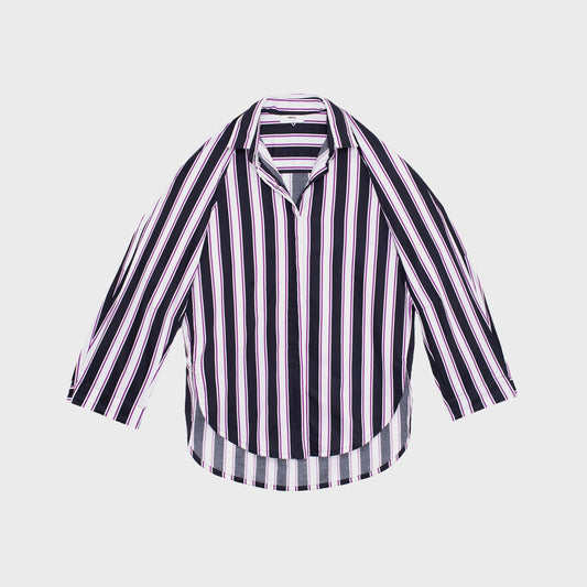 Women Kith Mikoh Paseo Drop Shoulder Button Up Long Sleeve Shirt - Aura