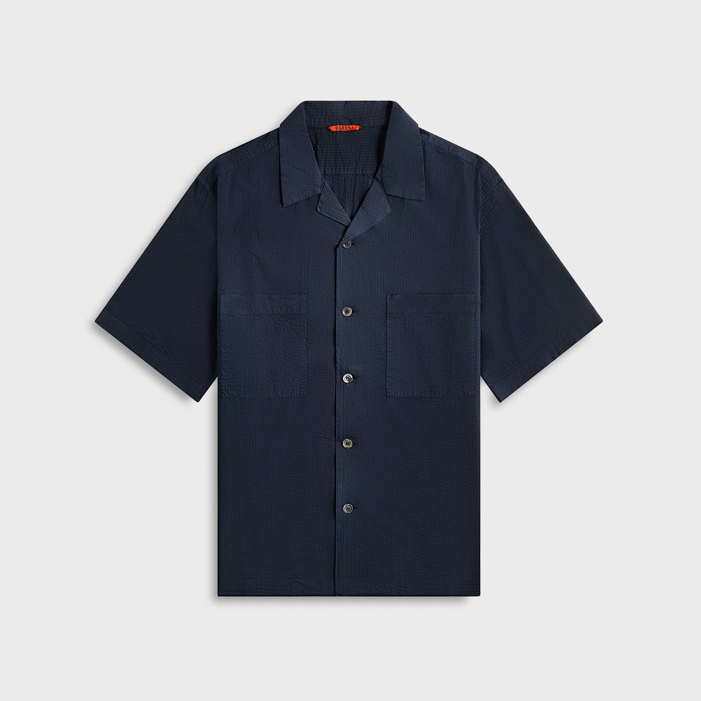 Men Kith Barena Camicia Solana Lassa Shirt - Navy