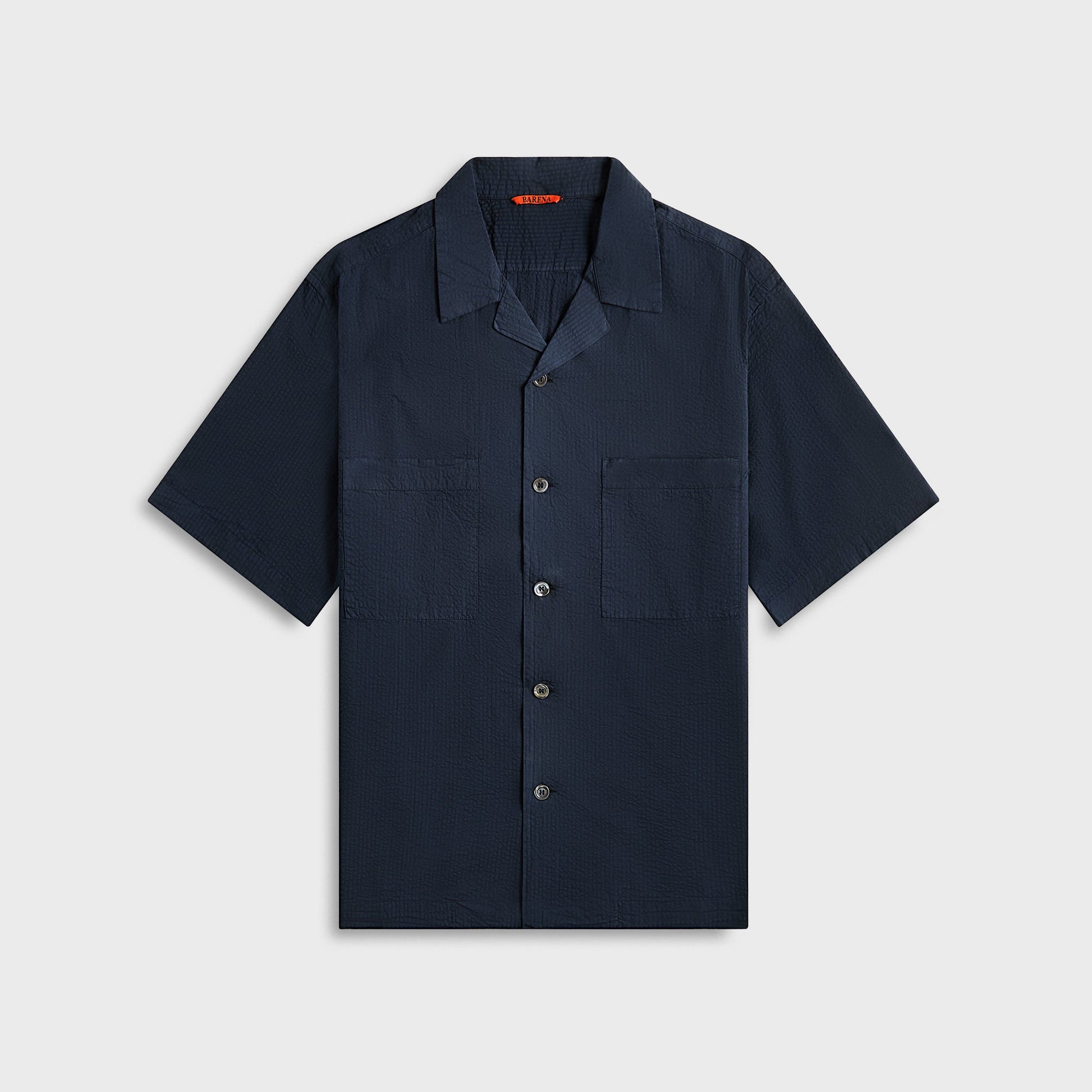 Men Kith Barena Camicia Solana Lassa Shirt - Navy