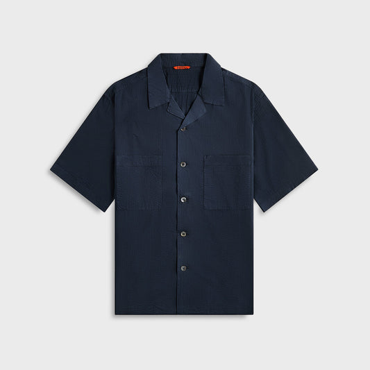 Men Kith Barena Camicia Solana Lassa Shirt - Navy