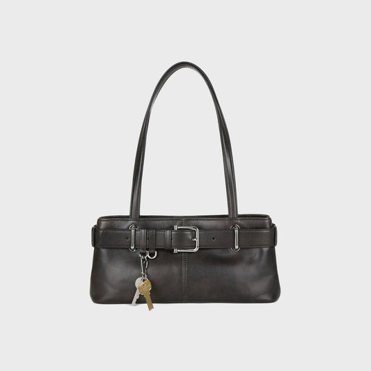 Women Kith Osoi Shoulder Brocle Mini Bag - Stain Brown