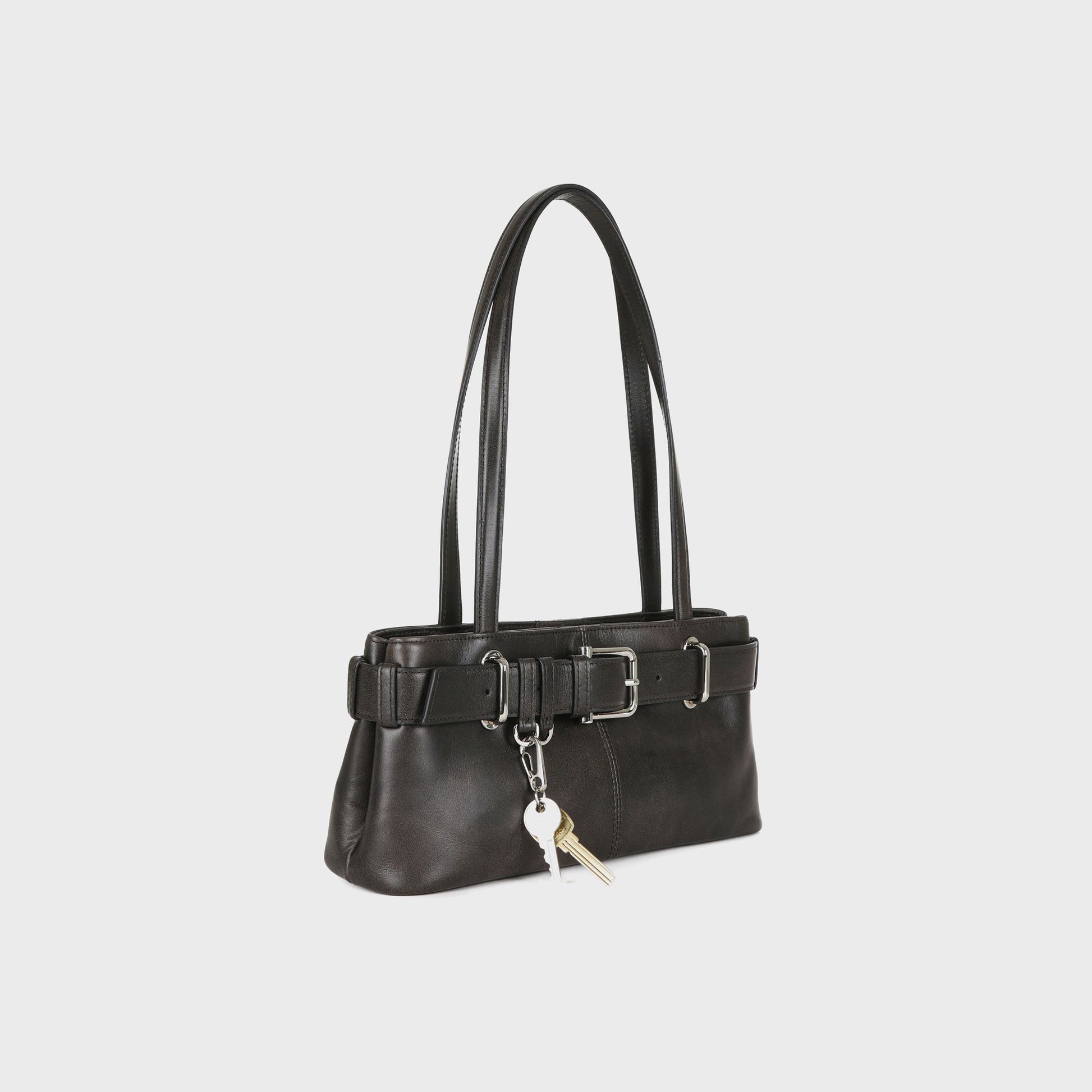 Women Kith Osoi Shoulder Brocle Mini Bag - Stain Brown