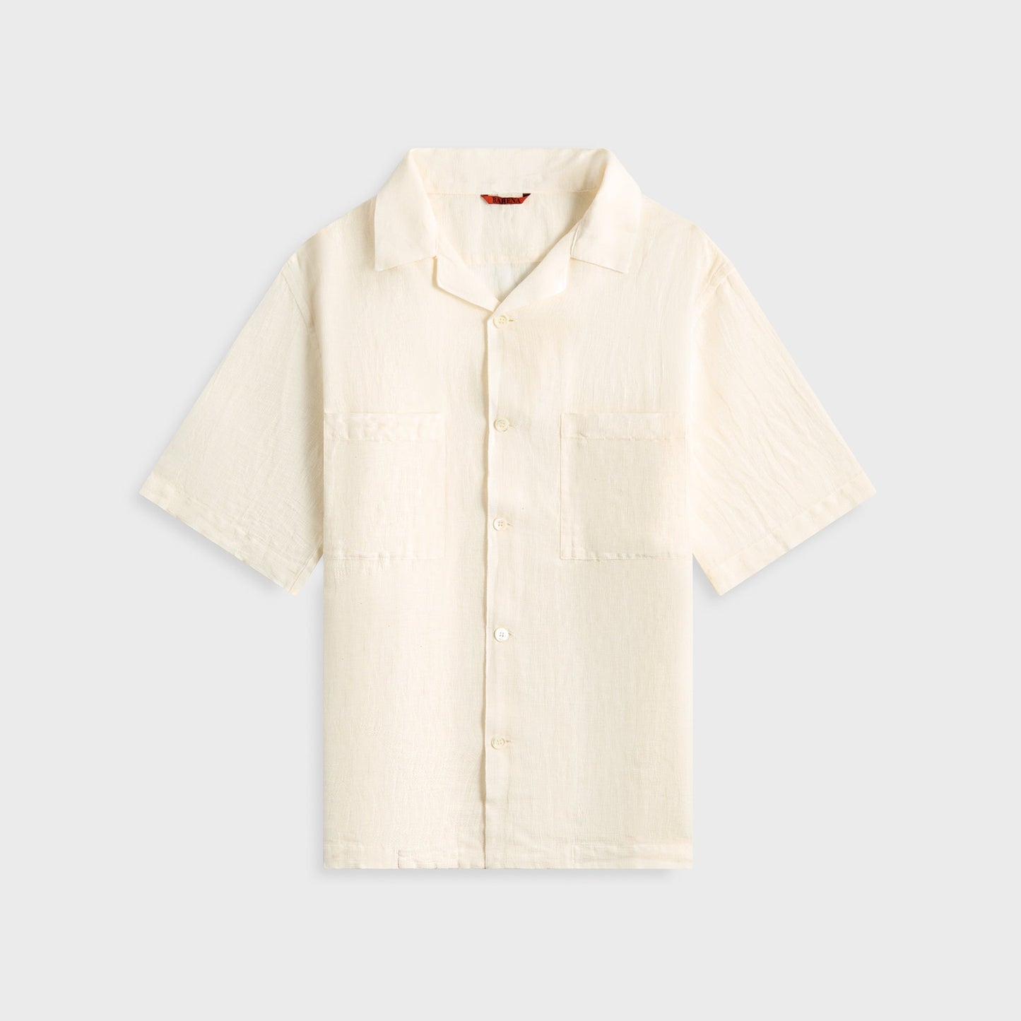 Men Kith Barena Camicia Solana Lenza Shirt - Avorio