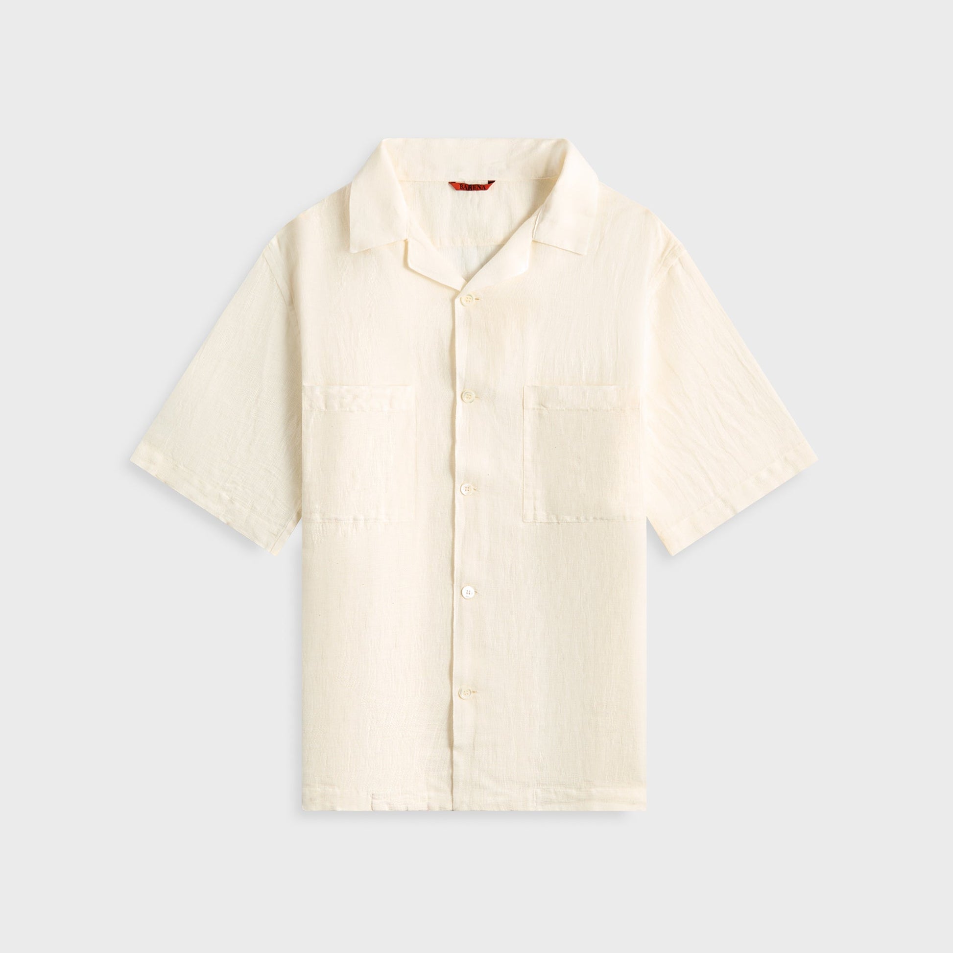 Men Kith Barena Camicia Solana Lenza Shirt - Avorio