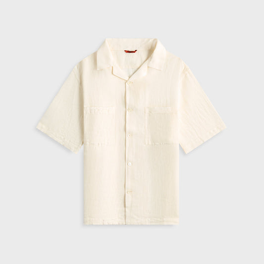 Men Kith Barena Camicia Solana Lenza Shirt - Avorio