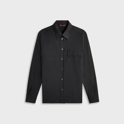 Men Kith Barena Camicia Tela Shirt - Piombo