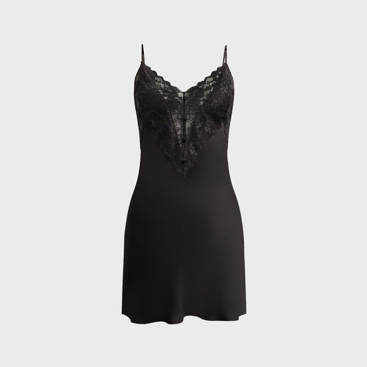 Women Kith Nova Slip Mini Dress - Black