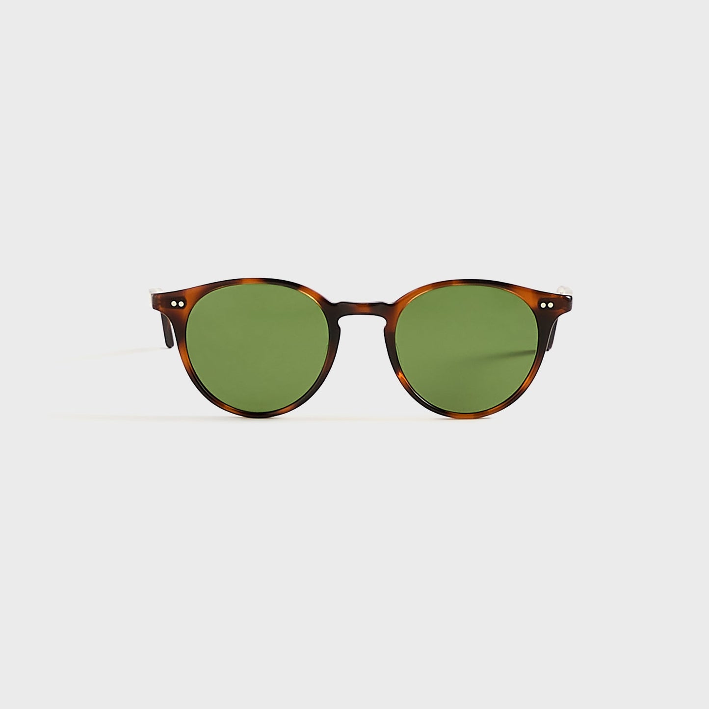 Men Kith Garrett Leight Clune Sunglasses - Spotted Brown Shell / Semi Flat Pure