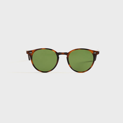 Men Kith Garrett Leight Clune Sunglasses - Spotted Brown Shell / Semi Flat Pure