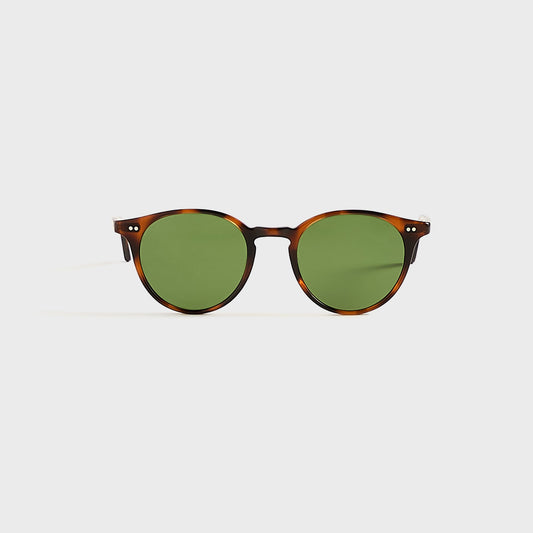 Men Kith Garrett Leight Clune Sunglasses - Spotted Brown Shell / Semi Flat Pure