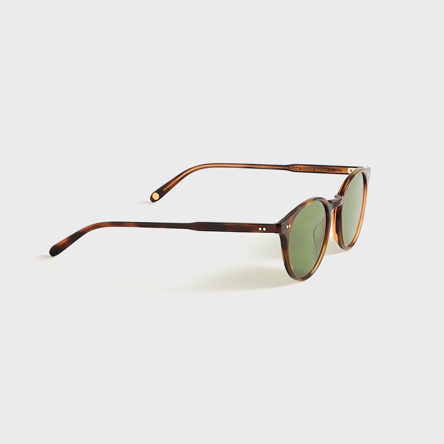 Men Kith Garrett Leight Clune Sunglasses - Spotted Brown Shell / Semi Flat Pure