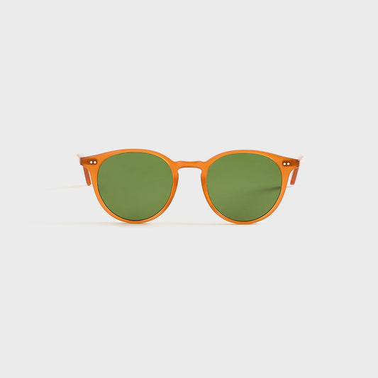 Men Kith Garrett Leight Clune Sunglasses - Summer Sun / Semi Flat Pure Green