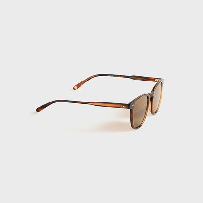 Men Kith Garrett Leight Brooks Sunglasses - Spotted Brown Shell / Semi Flat Pur