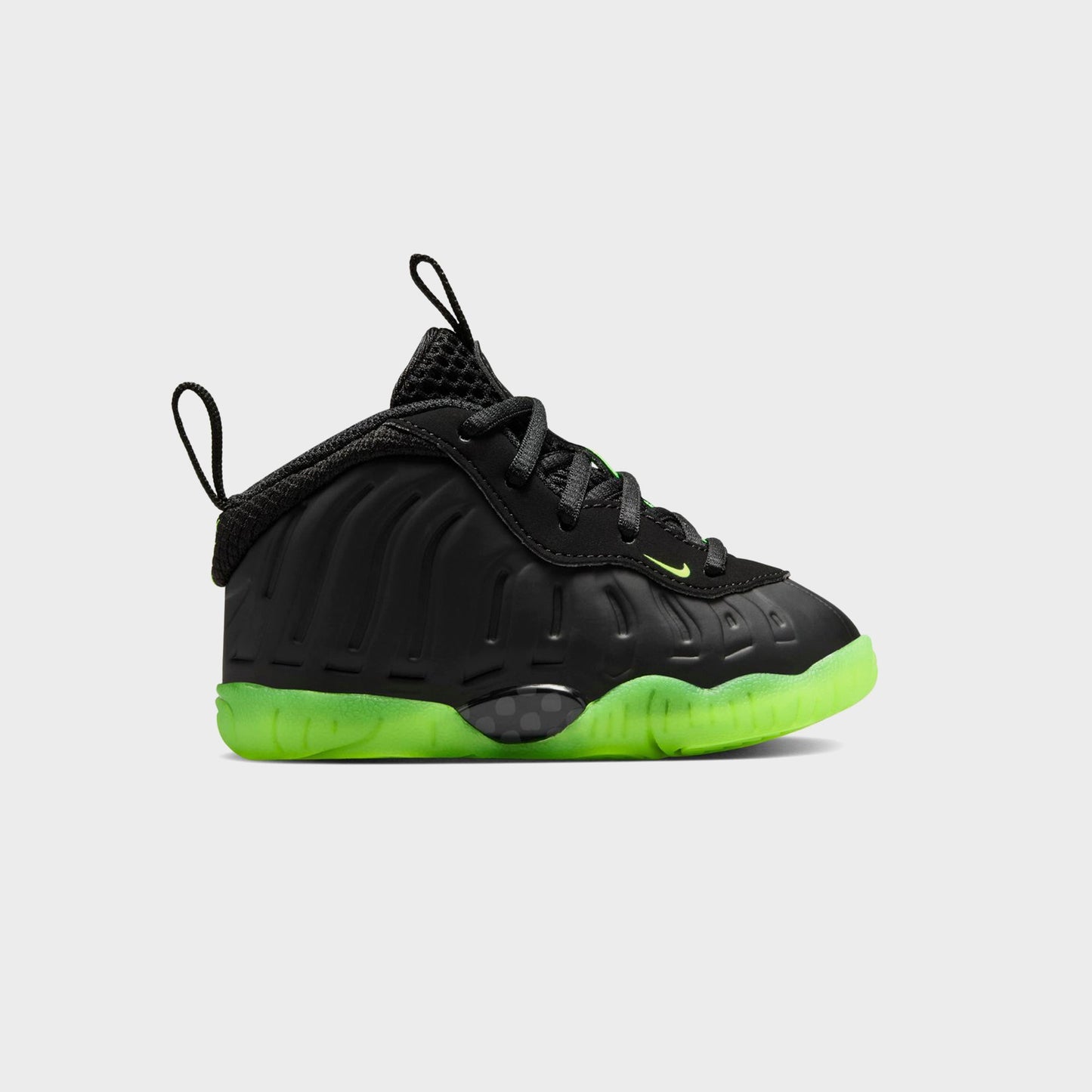 Kids Kith Nike GS Little Posite One - Black / Volt