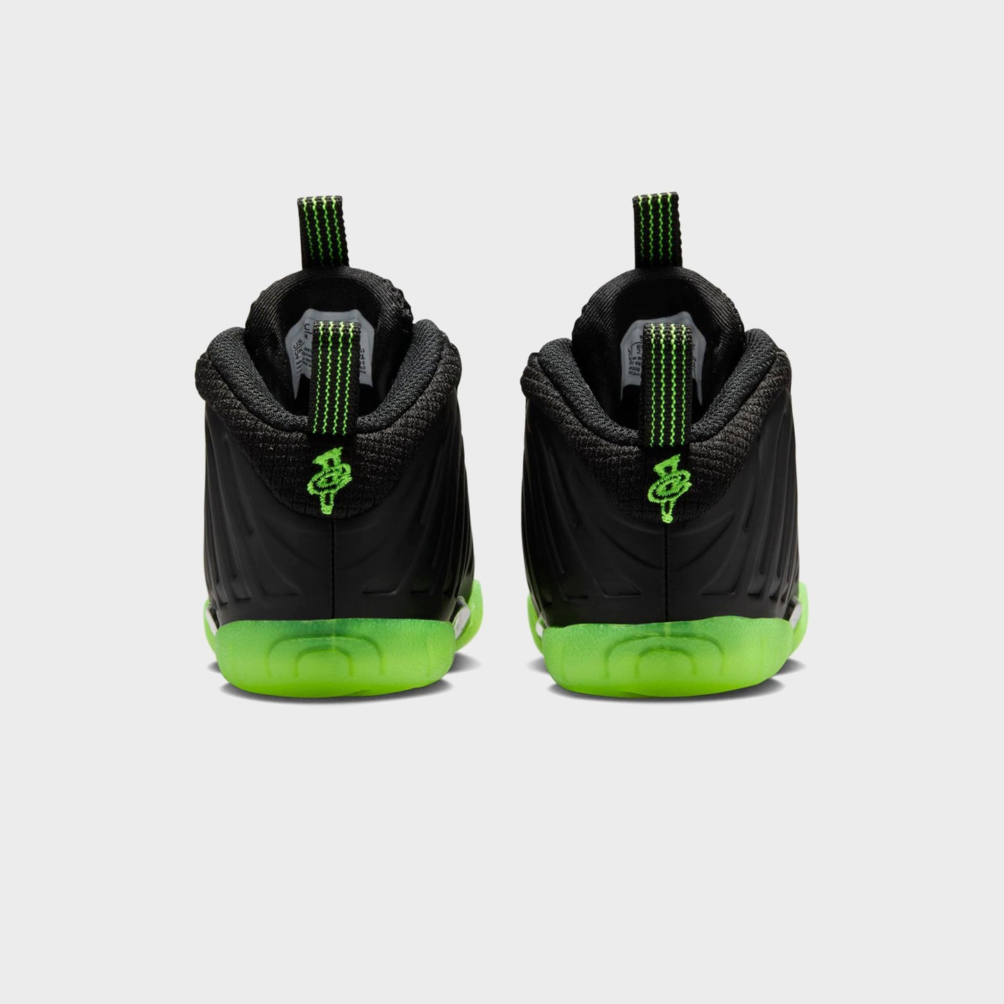 Kids Kith Nike GS Little Posite One - Black / Volt