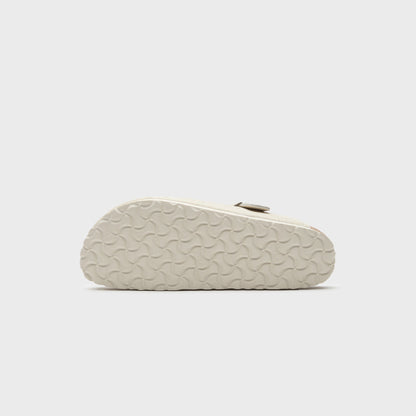 Women Kith Birkenstock Boston SFB Antique - White Suede