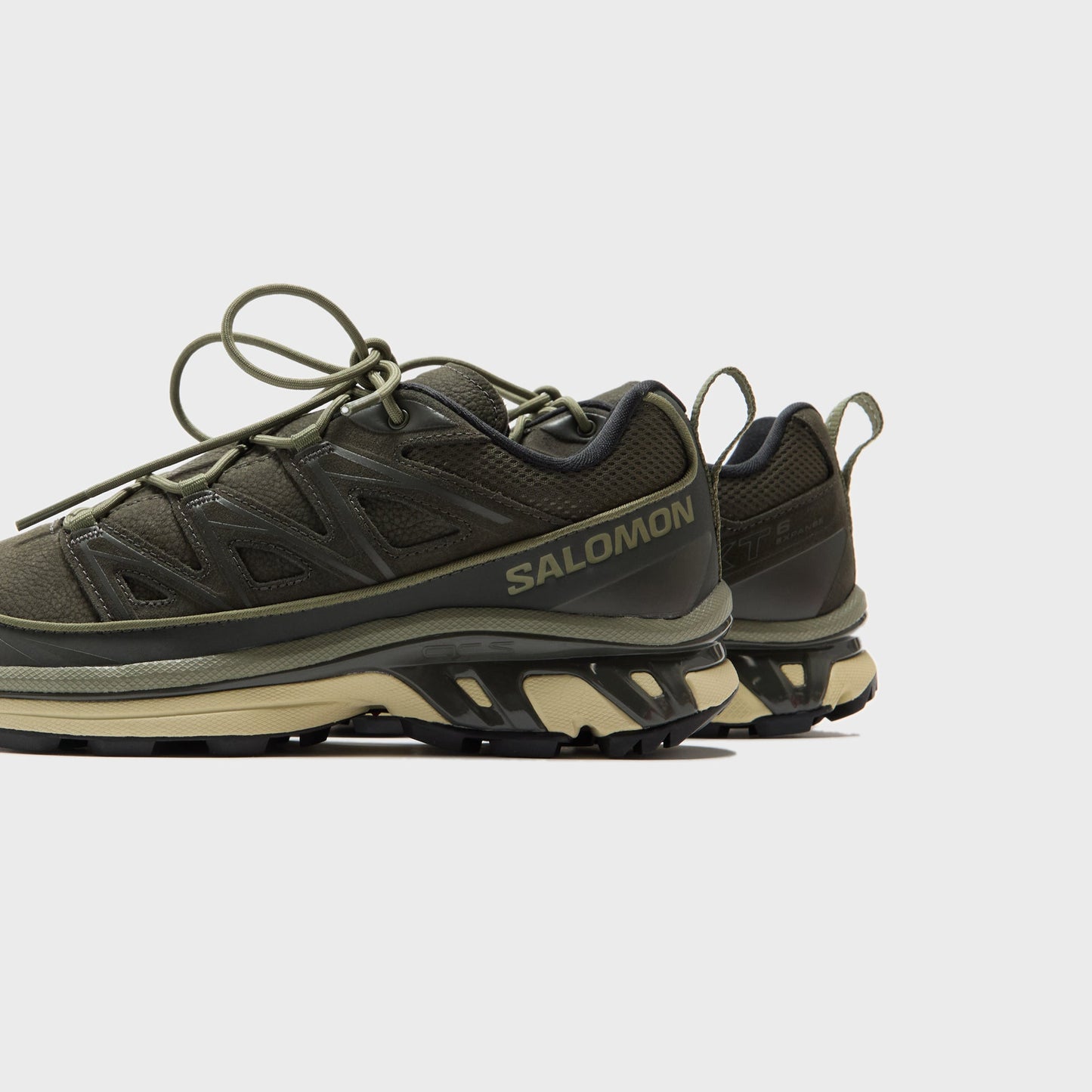 Men|Women Kith Salomon Xt-6 EXPANSE LTR - Peat / Deep Lichen Green / Green Haze