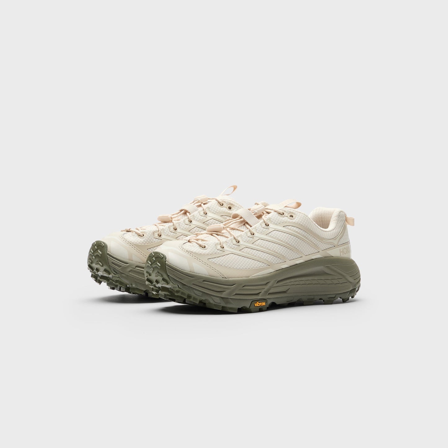 Men|Women Kith HOKA Mafate Three2 - Oat Milk / Eucalyptus