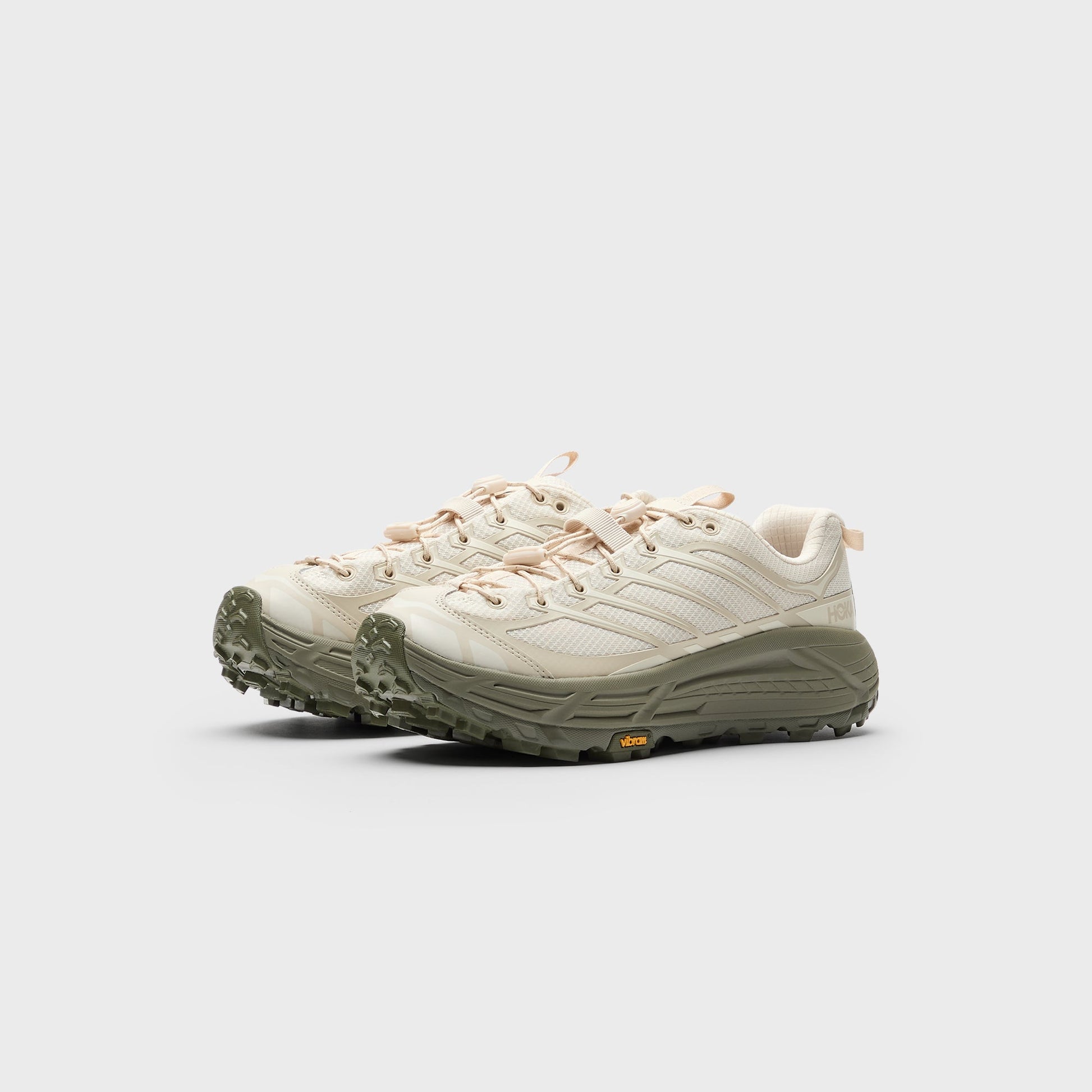 Men|Women Kith HOKA Mafate Three2 - Oat Milk / Eucalyptus