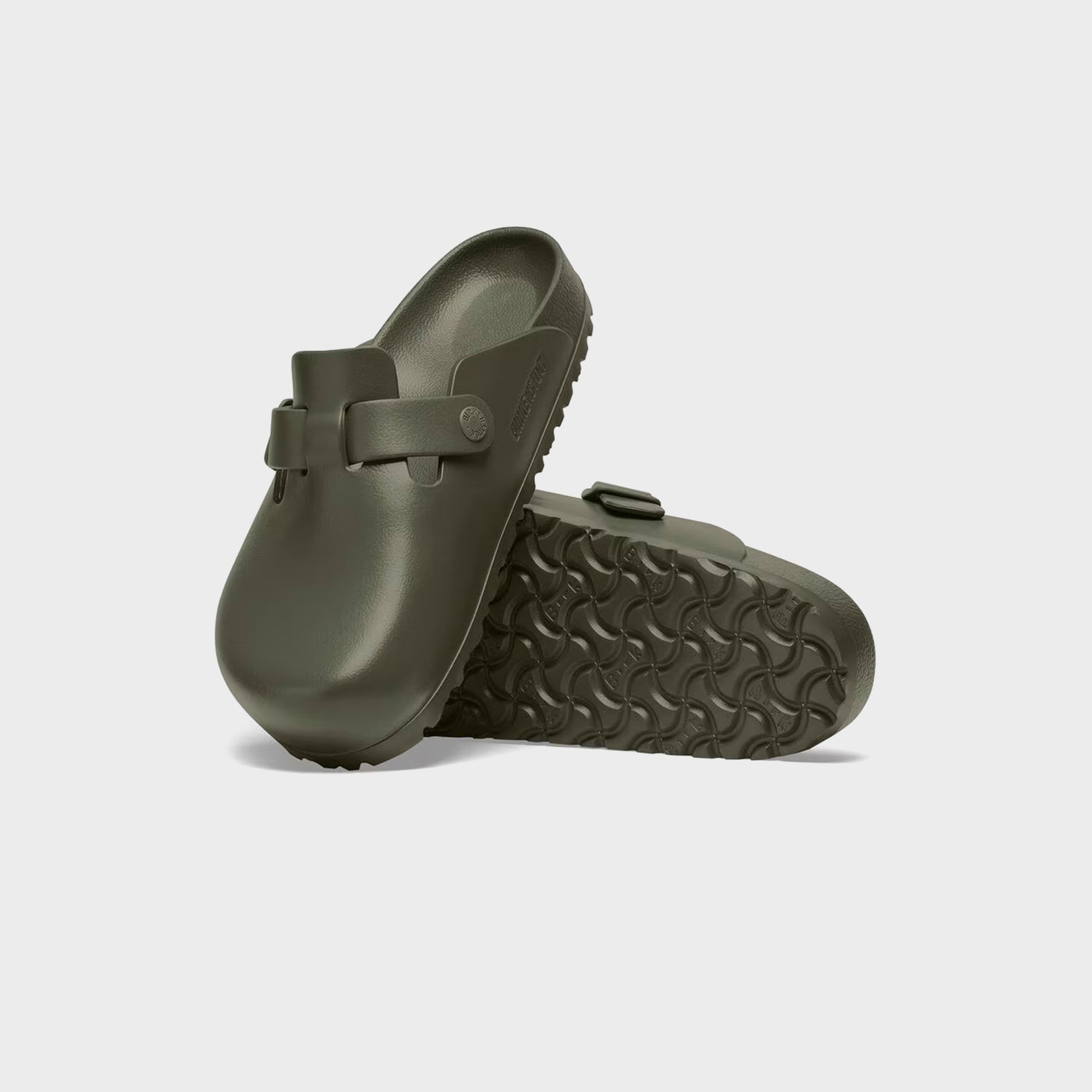 Men|Women Kith Birkenstock Boston EVA - Khaki