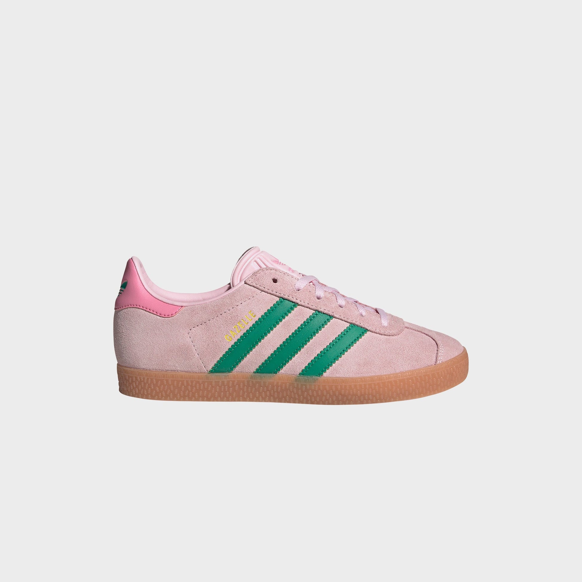 Kids Kith adidas PS Gazelle - Clear Pink / Court Green / Bliss Pink