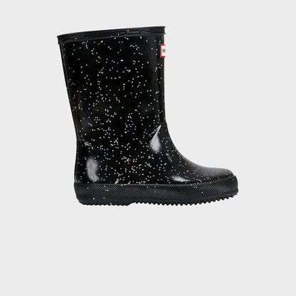 Kids Kith Hunter Little Kids First Classic Wellington Boot - Glitter Black