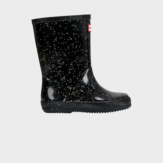 Kids Kith Hunter Little Kids First Classic Wellington Boot - Glitter Black