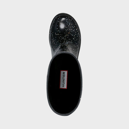 Kids Kith Hunter Little Kids First Classic Wellington Boot - Glitter Black