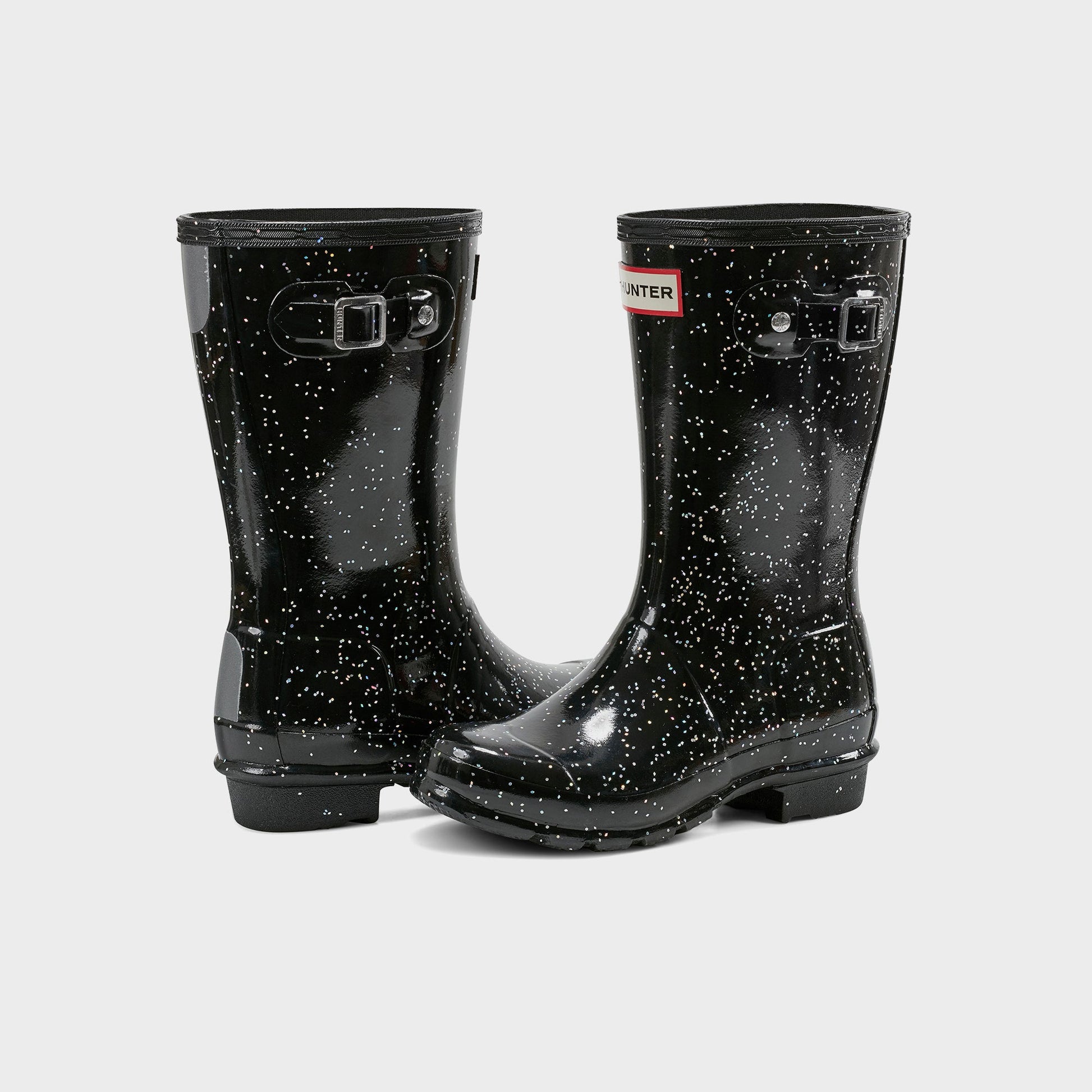 Kids Kith Hunter Kids Original Rain Boot - Glitter Black