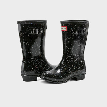 Kids Kith Hunter Kids Original Rain Boot - Glitter Black