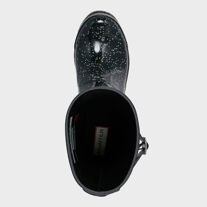 Kids Kith Hunter Kids Original Rain Boot - Glitter Black