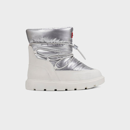 Kids Kith Hunter Kids Cozy Lug Sole Insulated Waterproof Snow Boot - Silver