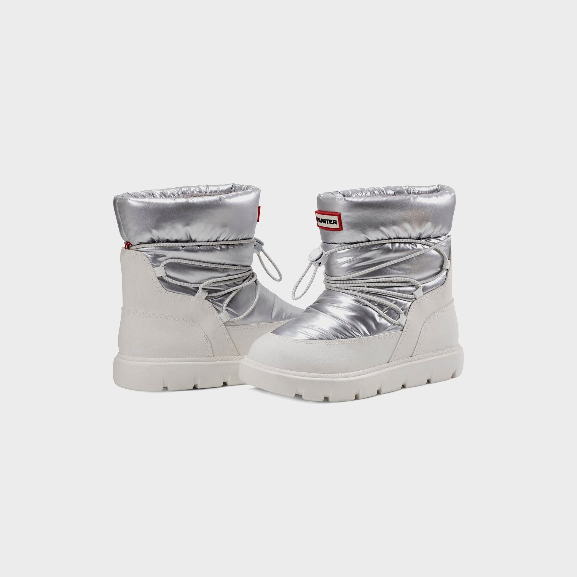 Kids Kith Hunter Kids Cozy Lug Sole Insulated Waterproof Snow Boot - Silver